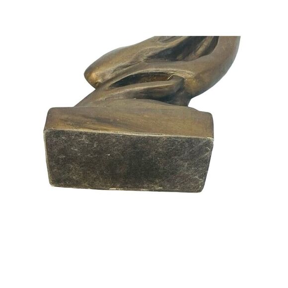Vintage 1980 Swept Away by David Fisher 12" Bronze Austin Productions Sculpture - Picture 6 of 7